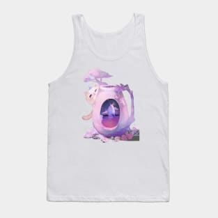 Cat and Whale Tank Top